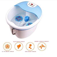Foot Spa Massager - Heated Bath, Bubbles, Digital Adjustable Temperature Control