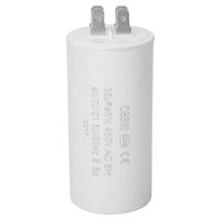 CBB60 Capacitor, Motor Starting Capacitor 4 Pin 450V 35uF ESR0.2 Motor Running Capacitor Microfarad Capacitor Eco-Friendly for Appliance