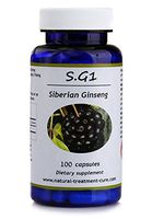 Hekma Center Siberian Ginseng Root - Eleutherococcus Senticosus - Tonic - 100 Capsules for Energy and Vitality - Vegan