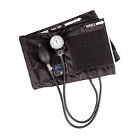 MABIS Legacy Series Aneroid Sphygmomanometer Manual Blood Pressure Monitor with Calibrated Black Nylon Cuff, Cuff Size 16.1 to 24.2 Inches, Zippered Carrying Case, Thigh