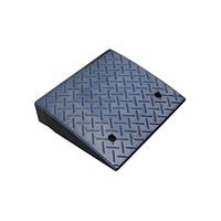 Rubber Curb Triangle Pad, Sun Protection Rain Curb Ramp,Schule krankenhaus supermarkt, einkaufszentrum einkaufsservice Rampe (größe: 48 43 11 cm)