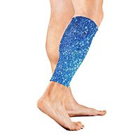 Leg Sleeve Beauty Blue Glitter Printing Calf Sleeves 1 Pair for Men/Women Running/Cycling/Maternity/Travel/Ourdoor Activities