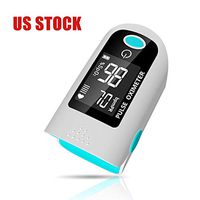 Techip Finger Clip Saturation Monitor for Pulse Rate with LED Screen Digital Readings Suitable for Home, Exercise and Travel Use