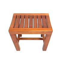 Portable Bathroom Solid Wood Stool, Can Bear 150 Kg Disabled Anti-Slip Stool, Suitable for Pregnant Women Elderly Children Bath Stool