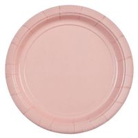 Party Dimensions 72672 24 Count Paper Plate, 7-Inch, Pink