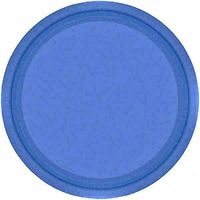 Amscan Round Pastel Blue Dessert Plates For Party | Plastic | 20 Ct.