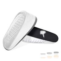 Kalevel 1.4 Inches Heel Lift Insoles Height Increase Shoe Inserts Elevator Shoe Insoles Women Men Taller for Leg Length Discrepancy (Black)