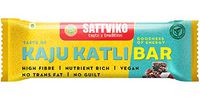 Sattviko Cashew Bar | Kaju Katli Bar with Cashew, Oats, Raisin, Honey | Natural Protein & Real Cashew | Week Pack | 15 Bars