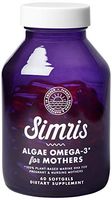 Simris - Vegetarian Plant Based Algae Omega-3 Supplement for Mothers | Superior Quality + Absolute Purity