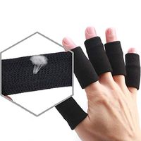 ZHONGJIUYUAN 20 Piece Finger Protector Sleeve Support Basketball Sports Aid Arthritis Band Wraps Finger Sleeves