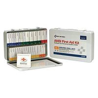 First Aid Kit, Metal Case, General Purpose, 75 Person