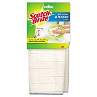 New - Kitchen Cleaning Cloth, Microfiber, 12 Packs of 2 Kitchen Cloths/Carton, White - 90322