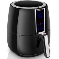 3.2-quart digital oil-less fryer, black