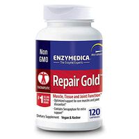 Enzymedica, Repair Gold, Enzyme Supplement to Support Healthy Muscles, Tissue and Joints, Includes Serrapeptase, Vegan, 120 Capsules (60 Servings) (FFP)