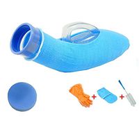 Male Urine Bottle with lid for Reusable Portable 800ml Urinal for Elderly Urine Collector, Urinal System