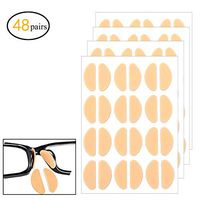 48 Pairs Soft Foam Nose Pads, Self-Adhesive Anti-Slip Eyeglass Nose Pads, Thin Nosepads for Eyeglasses Sunglasses Glasses
