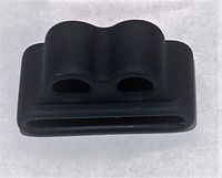 Airpod Watch Strap Holder, Compatible for AirPods Holder, Portable Anti-Lost Silicone Compatible for Apple AirPods Accessories (Black)