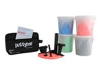 CanDo 10-2838 Puttycise Theraputty with Bag and Putties, 4 x 5 lb, Red-Black, 5-Tool Set