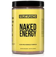 Fruit Punch Naked Energy – Fruit Punch Flavored All Natural Pre Workout Supplement for Men and Women, Vegan Friendly, No Added Sweeteners, Colors or Flavors – 30 Servings
