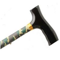 Folding Aluminum Walking Cane Camouflage Color with Height Adjust