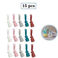 Yimeezuyu Lazy Shoe Helper 15 Pcs Shoe Lifting Helper Shoe Horn Wear Shoe Helpers Easy on Easy Off Travel Shoehorn Shoe Helper for Men, Women and Kids