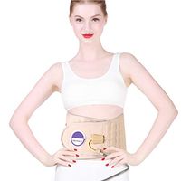 ZJchao Back Support Belt, Traction Belt Lumbar Brace Spinal Air Traction Protector Back Belt Decompression Lumbar Waist Brace Support for Back Pain Relief(Beige Yellow)
