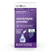 Amazon Basic Care Electrolyte Powder Packets, Grape Flavor