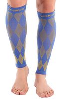 Doc Miller Premium Calf Compression Sleeve 1 Pair 20-30mmHg Graduated Support for Sports Running Circulation Recovery Shin Splints Varicose Veins (2 Pair L)