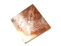 Jet Energized New Rose Quartz Chakra Orgone Pyramid Free Booklet Jet International Crystal Therapy Crystal Gemstones Image is JUST A Reference.