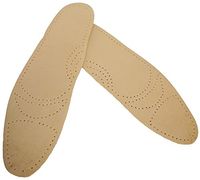 Shoeslulu Magic Absorbent Ultra Thin Handcrafted Lambskin Leather Insoles with Breathable Activated Carbon Bottom (US Men 12 [Wide] / EU 46, Natural Lambskin)