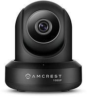 Amcrest ProHD 1080P POE (Power Over Ethernet) IP Camera with Pan/Tilt, Two-Way Audio, Optional Cloud Recording, Wide 90° Viewing Angle and Night Vision IP2M-841EB (Black) (Renewed)