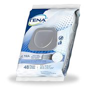 Tena Skincare Incontinence Adult Wipe Pre-Moistened Adult Washcloth, 48 Count (Pack of 2)
