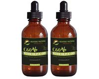 Heavenly C60 Organic Olive Oil - Organic, Ultra Pure, No Solvent Fullerene Carbon - Antioxidant, Energy, Brain Power, Bodybuilding Performance Supplement - 4oz / 119ml Amber Bottle (2)