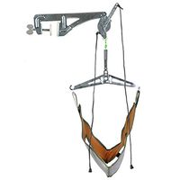 HFJKD Door Neck Traction Device Neck Pain Relief Cervical Correction Stretching Frame Cervical Traction Belt Used for Home Office School,Adjustable