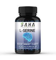 L Serine Brain Supplement (60 Capsules) Extra Strength Natural Nootropic for Focus, Energy, Memory, Clarity, Mental Performance | Supports Cognitive Function | Men, Women