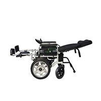 Electric Wheelchairs for Adults Self Propelled Wheelchair-Electric Wheelchair, Foldable, Steel Wheelchair, Durable, can be Used for The Elderly, Disabled, Middle-Aged (Size : 12A Lead Acid Battery)