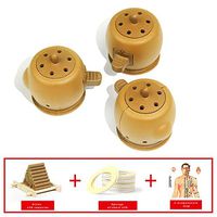 VUTY Moxibustion Box Pot Tank, Knee Cervical Shoulder Neck with Round Small Portable Moxa Stick Body Relaxation Acupuncture Hot Treatment Pain Children Simple Fumigatio