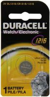 Duracell Watch And Electronics Battery 3 V Lithium Ion Model No. 1216 Carded
