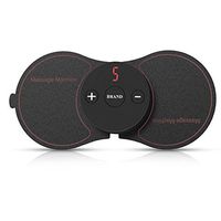 Electric Smart Massager, Waterproof Mini Body Massager, Convertible Low Frequency Reusable Digital and Portable Handheld Electrotherapy, for Arm Shoulder Neck Back,Black