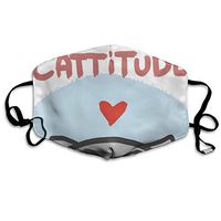 Agitated Kawaii and Cat Dust Mask,Washable and Reusable Cleaning Gardening Outdoor Activities Warm Windproof Mask