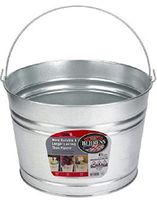 Behrens High Grade Steel C17GS 4.25 Gal Silver Galvanized Steel Pail