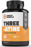Creatine Pills (2 Month Supply) 5,000mg Per Serving - 180 Creatine Tablets (Better Than creatine Capsules) - Muscle Gain Supplement with 5g of Creatine Monohydrate, Pyruvate + AKG - Optimum Strength