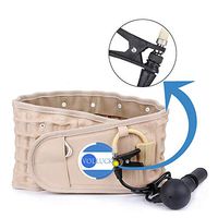 Volluck Back Brace Back Belt Back Massage Lumbar Support Belt for Physio Decompression Pain Reduction & Body Relaxation