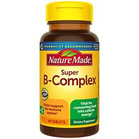 Nature Made Super B-Complex Tablets, 60 Count for Metabolic Health† (Packaging May Vary) (2734)