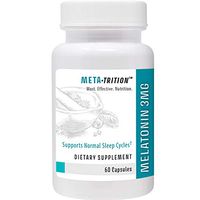 Metatrition Melatonin 3mg Nutritional Supplements, 60 Count