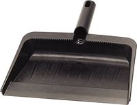 Carlisle 36143703 Flexible Plastic Dustpan, 12" Length, 12" Width, Black