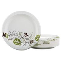 Dixie Ultra UX9PATHPBBX Pathways Mediumweight Paper Plates, in Dispenser Box, 8 1/2quot, 300/Pack