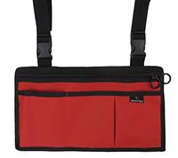 Side Pack 5-Pocket Wheelchair or Scooter Bag w/Key Rings (Red)