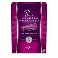 Poise Impressa Bladder Supports, Size 2 - 10 ct