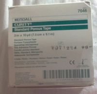Kendall Curity Standard Porous Tape 3" X 10 Yds. - Model 7046 - Box of 4